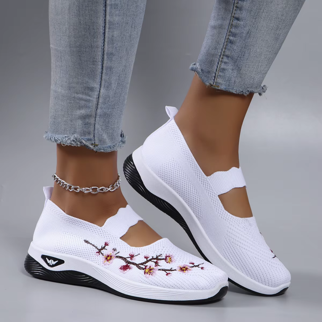Chaussures Orthopédiques Femme Décontractées en Maille Respirante – Élégantes et Confortables