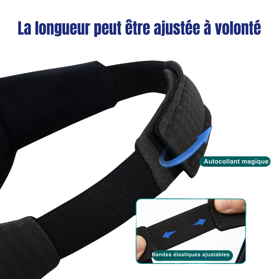 Masque de sommeil 3D en coton respirant CareSommeil ™