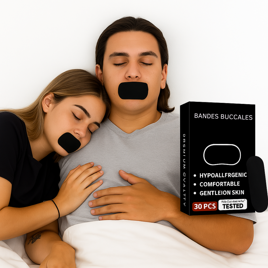 Bandes buccales sommeil – bouche fermée pour respiration nasale et confort nocturne