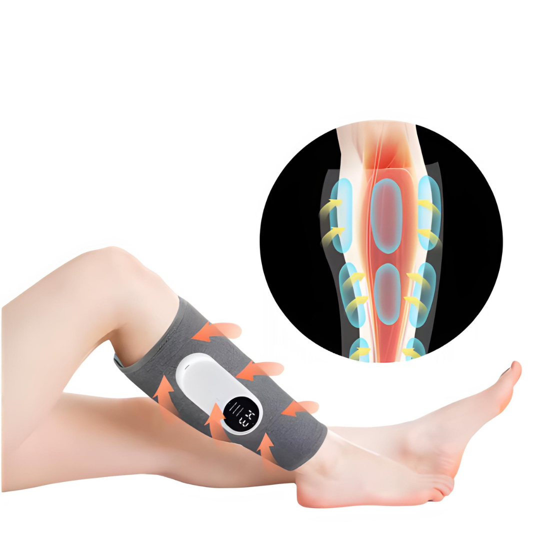 Masseur de Jambes Électrique Rechargeable à Compression d'Air 360°