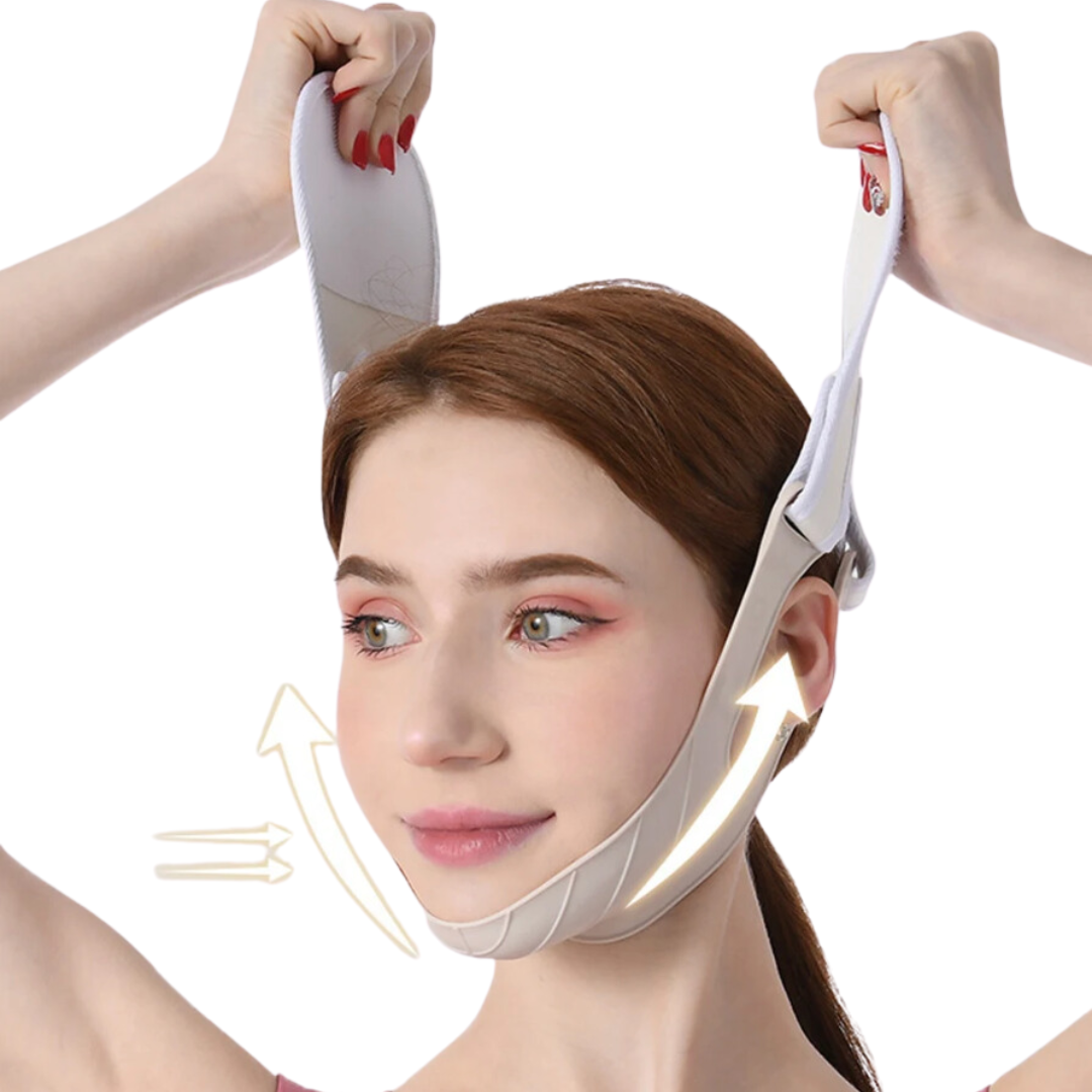 Masque Gaine Visage Imperméable Liftant, Remodelant et Réducteur de Double Menton Carelift ™