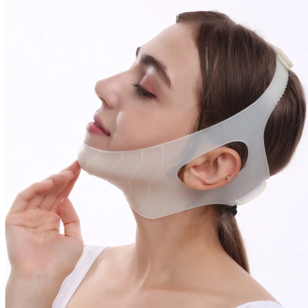 Masque Gaine Visage Imperméable Liftant, Remodelant et Réducteur de Double Menton Carelift ™