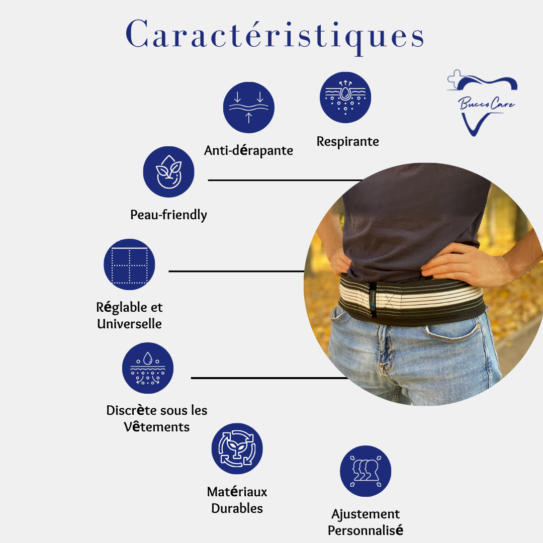 Ceinture Lombaire CareDos™ - Soutien et Soulagement pour le Dos