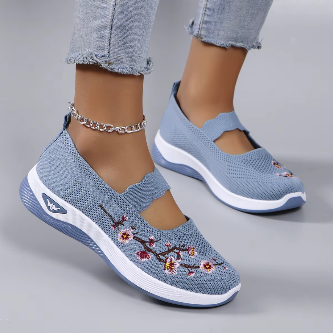 Chaussures Orthopédiques Femme Décontractées en Maille Respirante – Élégantes et Confortables