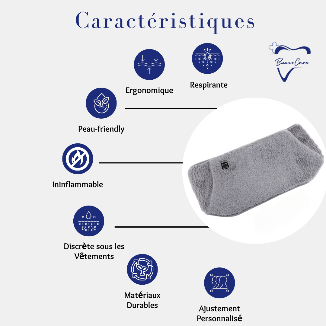 Ceinture Chauffante Abdominale & Lombaire – Douleurs Menstruelles et Bas du Dos