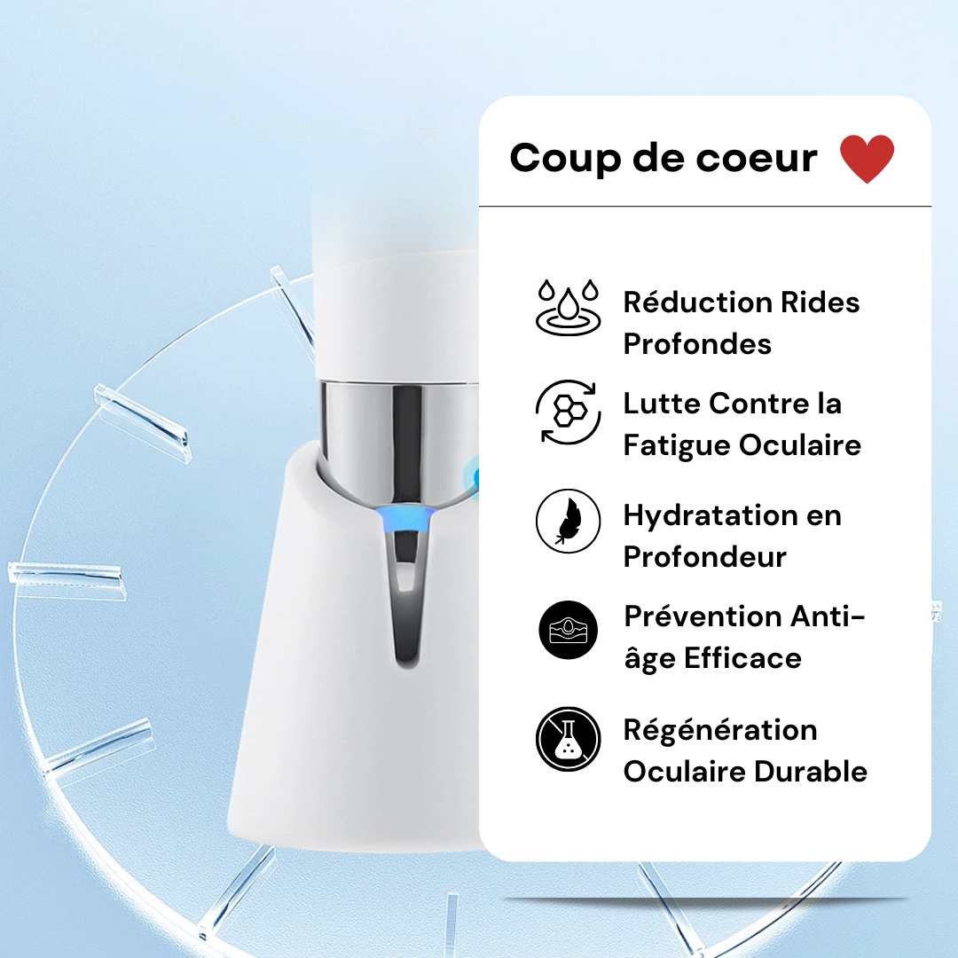 Masseur oculaire anti-rides et anti-lumière bleue Careyeux™