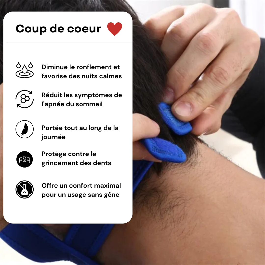 Orthèse Anti-Ronflement pour l'Apnée du Sommeil CareSommeil™