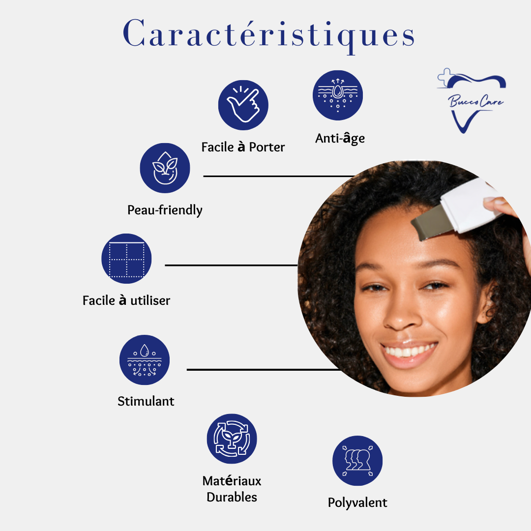 Épurateur de peau ultrasonique dissolvant points noirs CarePeau™