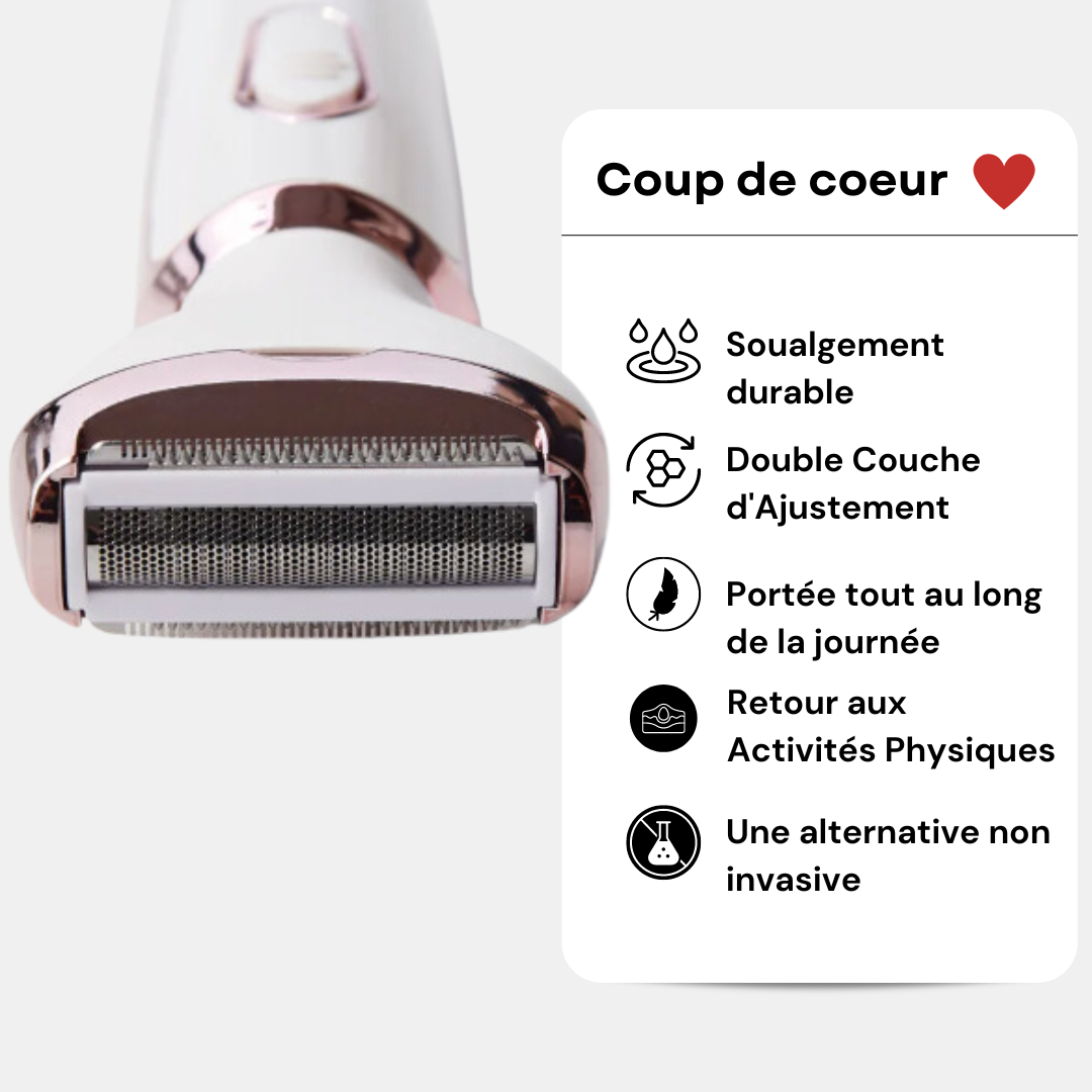 Épilateur électrique indolore, rechargeable et sans fil pour femmes tout en 1 CareCorps™