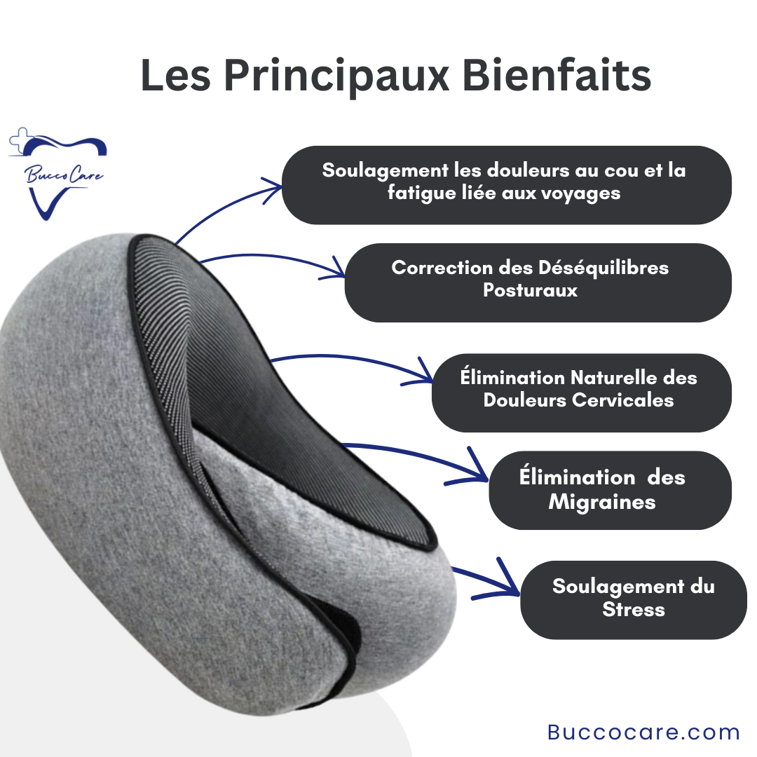 Coussin de Voyage à mémoire de forme CareCou™