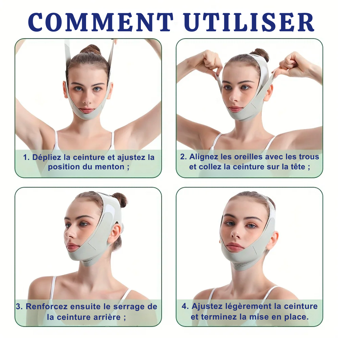 Masque Lifting Visage Remodelant et Réducteur de Double Menton Carelift ™