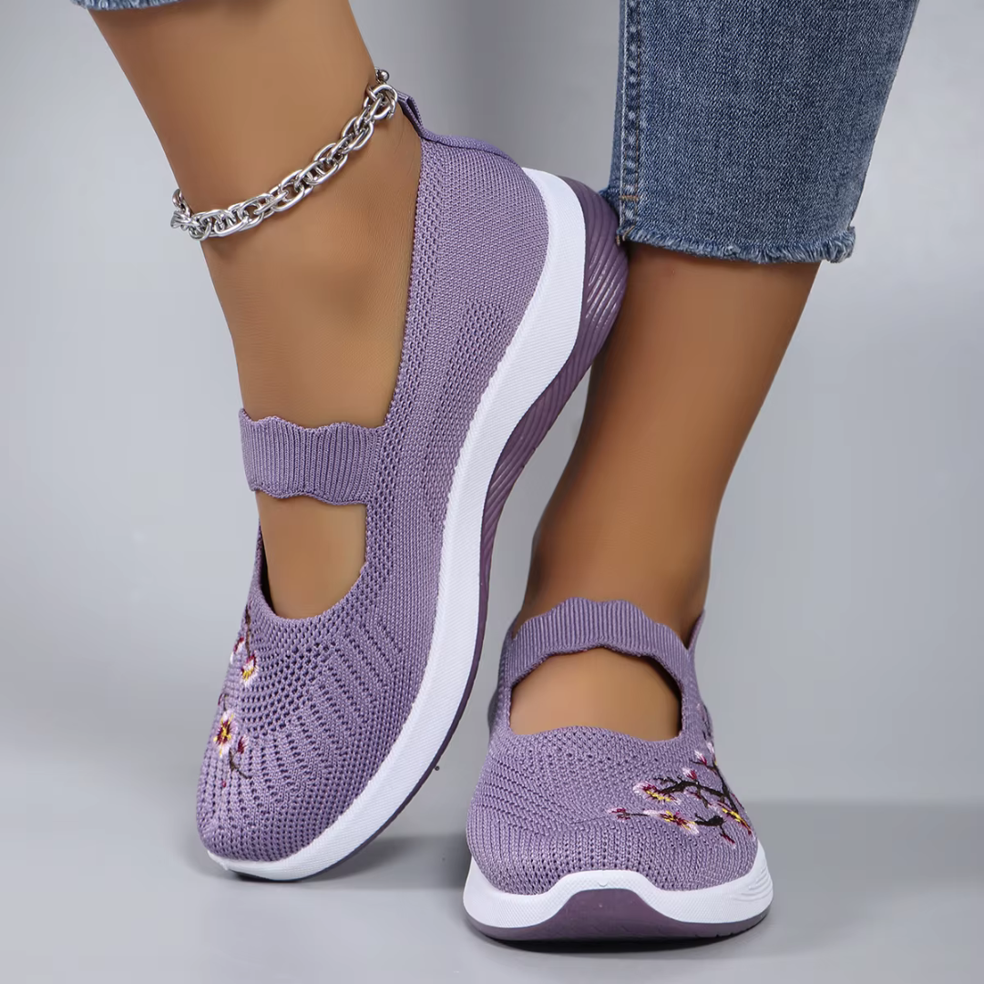 Chaussures Orthopédiques Femme Décontractées en Maille Respirante – Élégantes et Confortables