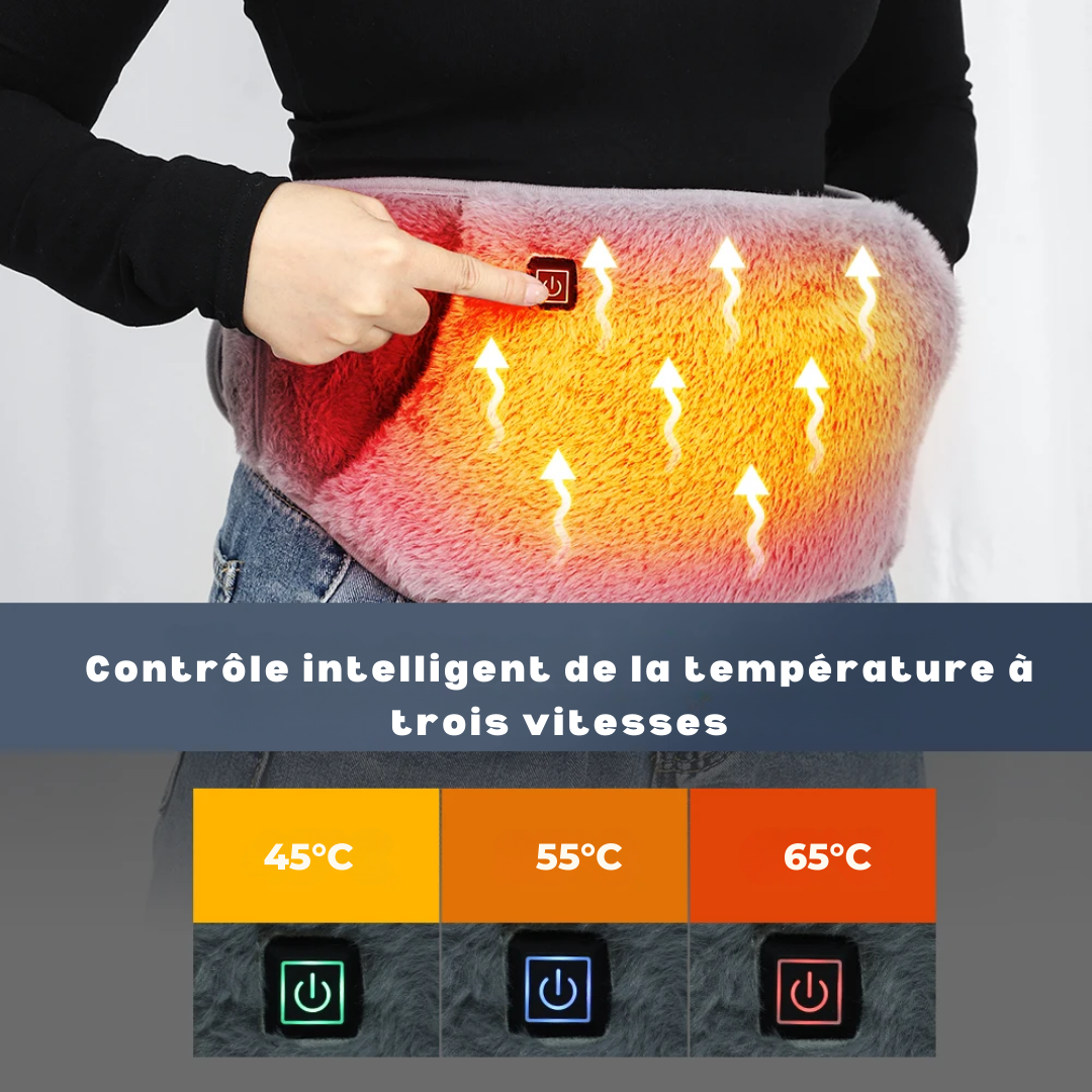Ceinture Chauffante Ventre et dos CareMenstruelle ™