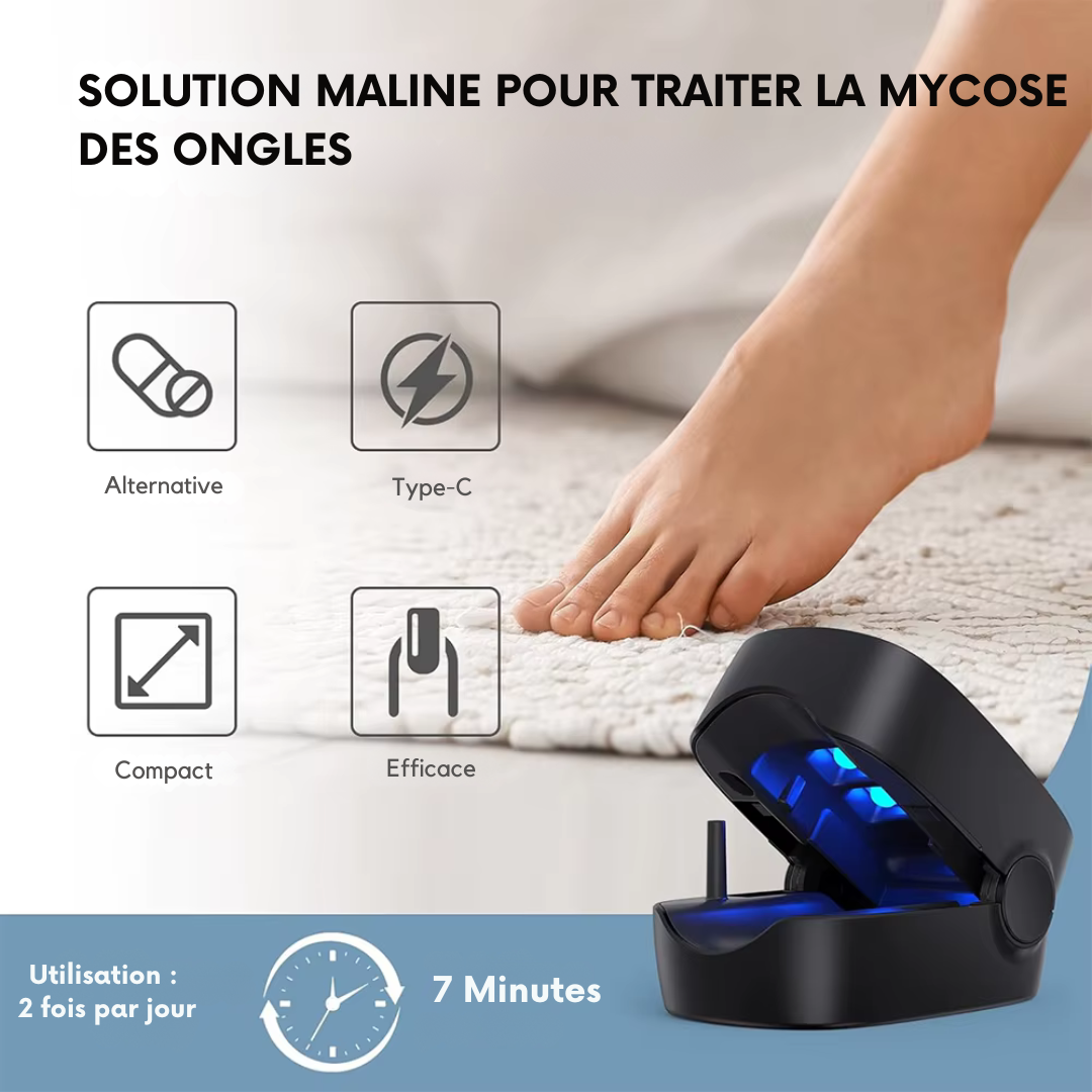 Laser Nettoyant pour Champignons des Ongles – Mains et Pieds