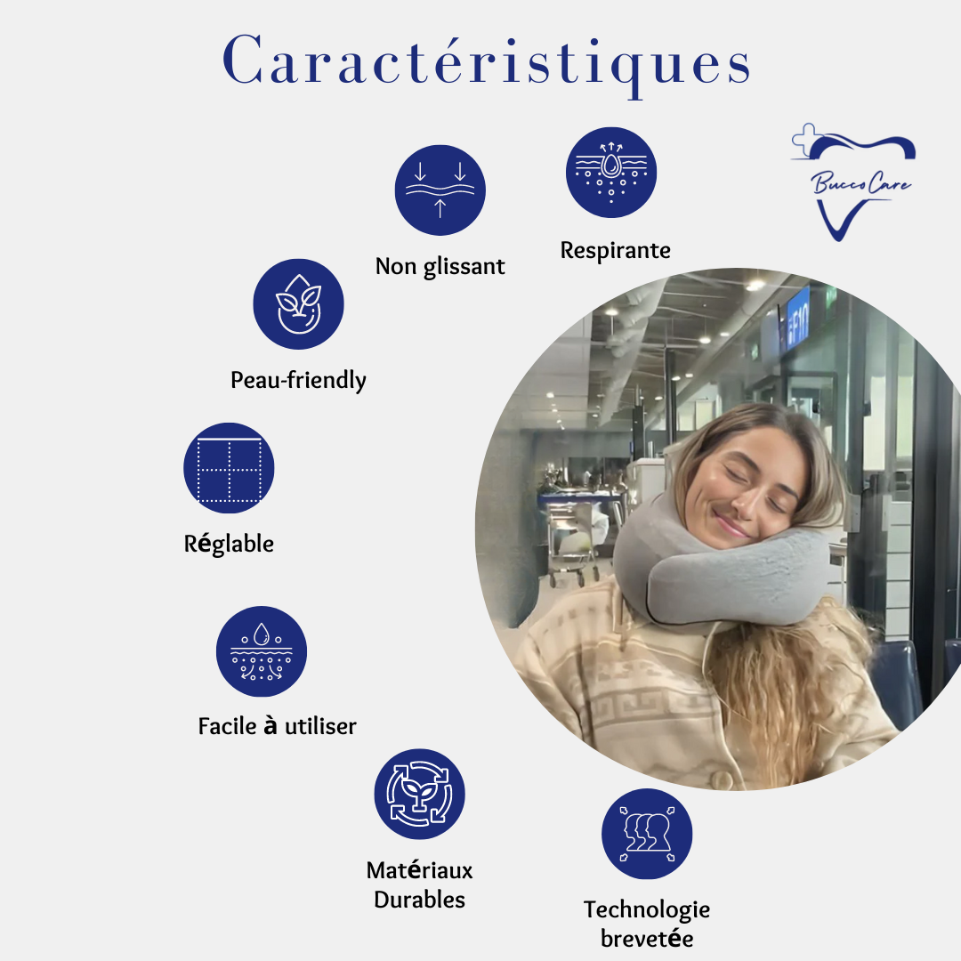 Coussin de Voyage à mémoire de forme CareCou™