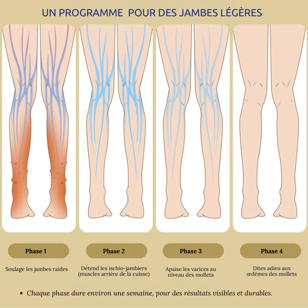 Masseur de Jambes Électrique Rechargeable à Compression d'Air 360°