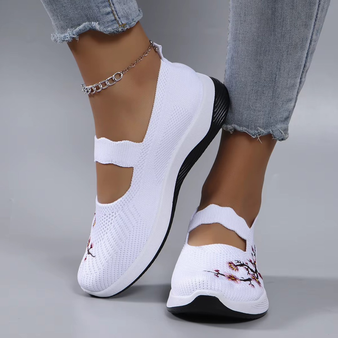 Chaussures Orthopédiques Femme Décontractées en Maille Respirante – Élégantes et Confortables