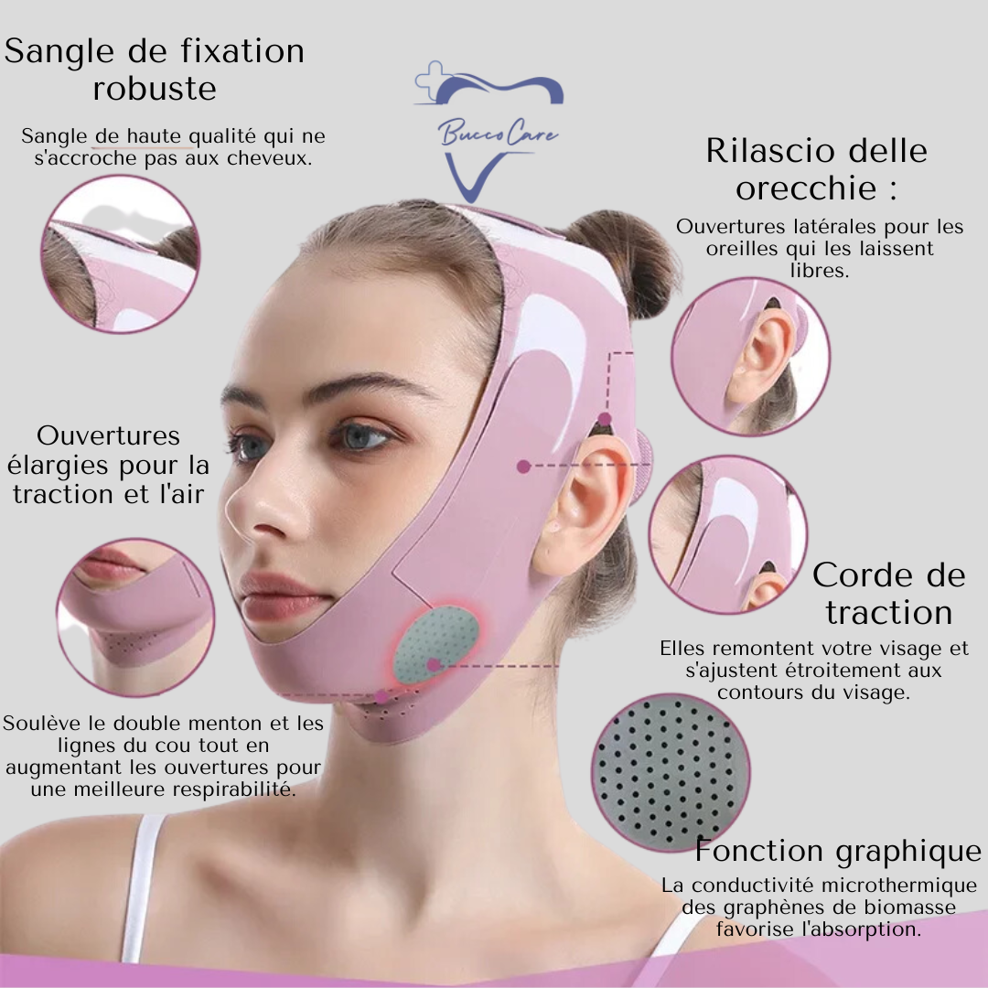 Masque Lifting Visage Remodelant et Réducteur de Double Menton Carelift ™