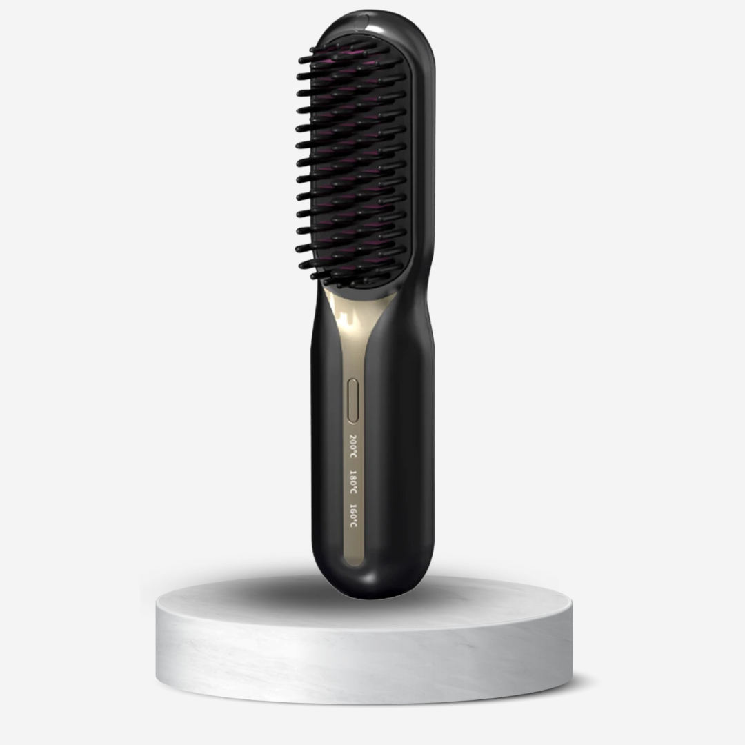 Brosse Lissante Rechargeable Professionnel Sans Fil CareCheveux™
