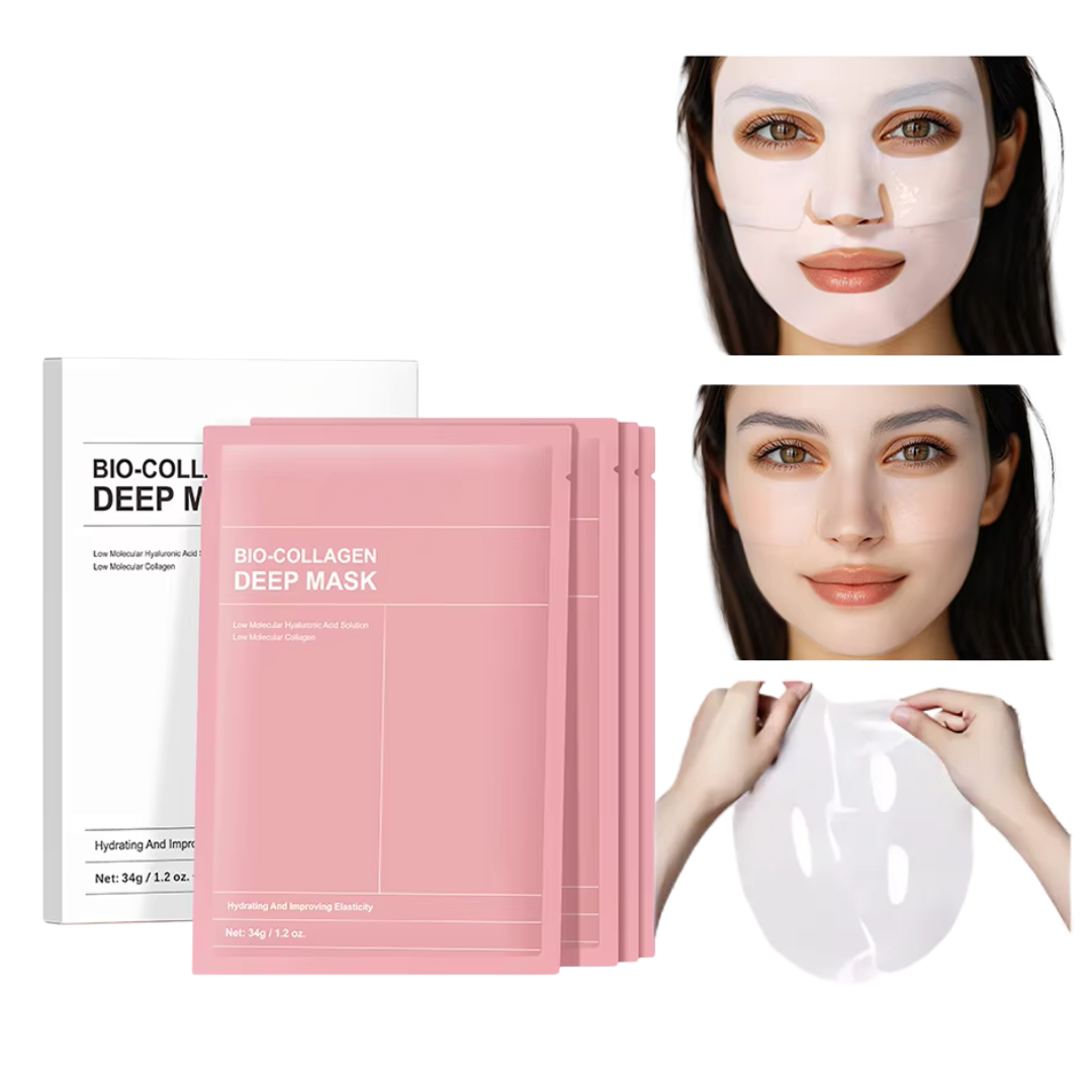 Masque Visage au Collagène – Hydratant, Raffermissant & Réducteur de Pores
